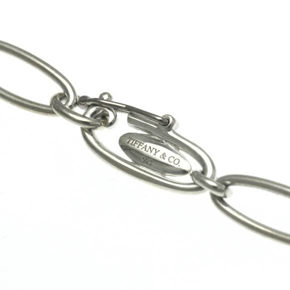 Tiffany Full Heart Silver Charm Bracelet